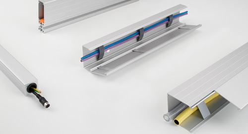 Aluminium cable channel